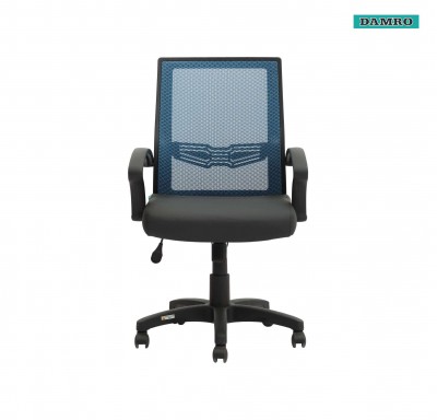 Mellan Low Back Chair Leatherette/Mesh Fabric - Blue